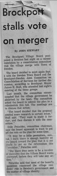 BrockportStallsVoteonMerger